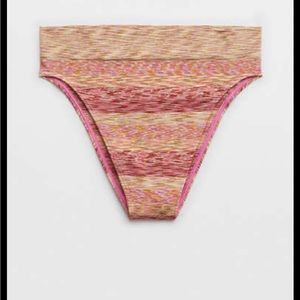 Aerie Cotton Crossover High Waisted Mom Underwear